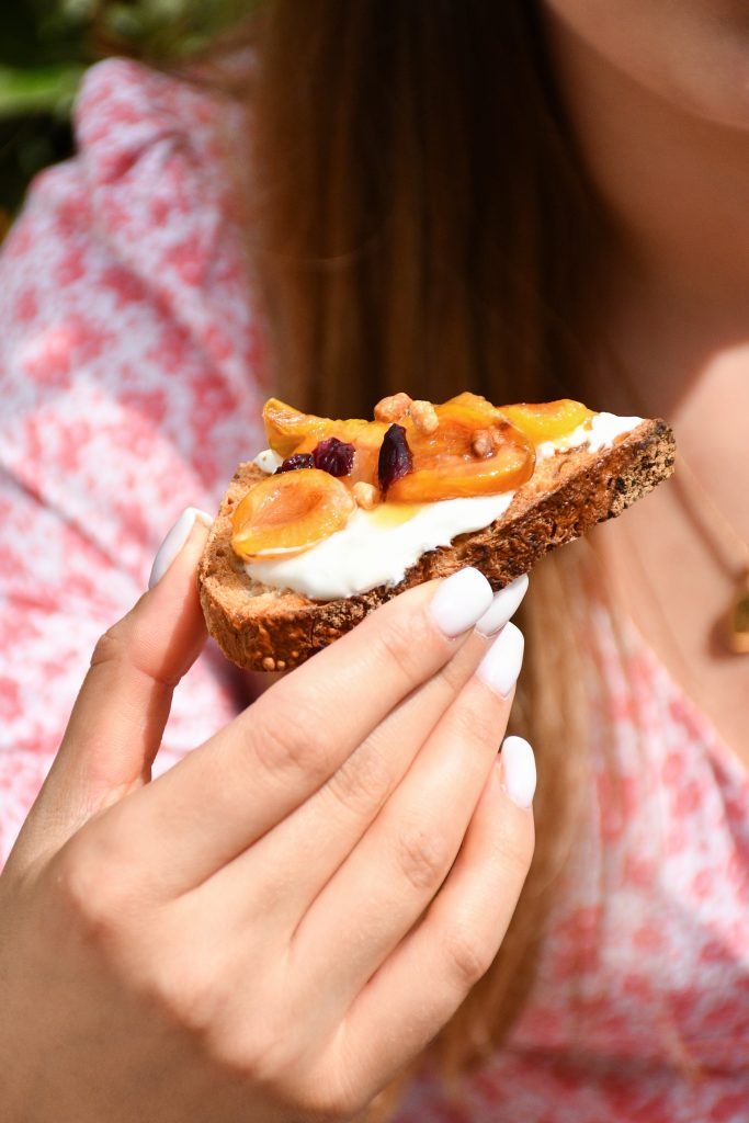 Toast de pain de campagne